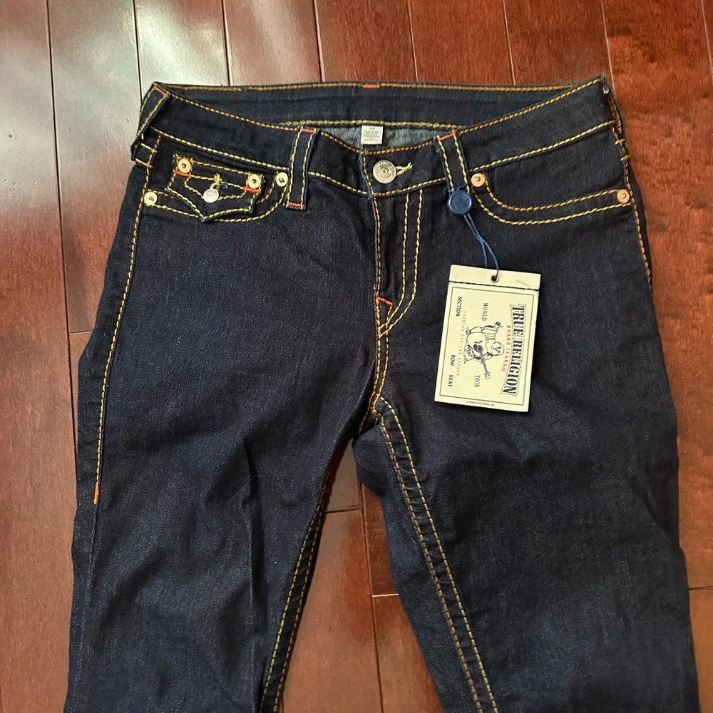 ✨NWT✨ True Religion Dark Blue Skinny Jeans - Picture 2 of 8
